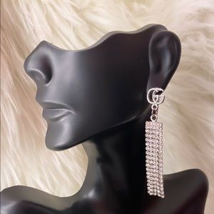 Diamond silver Earings! 💎